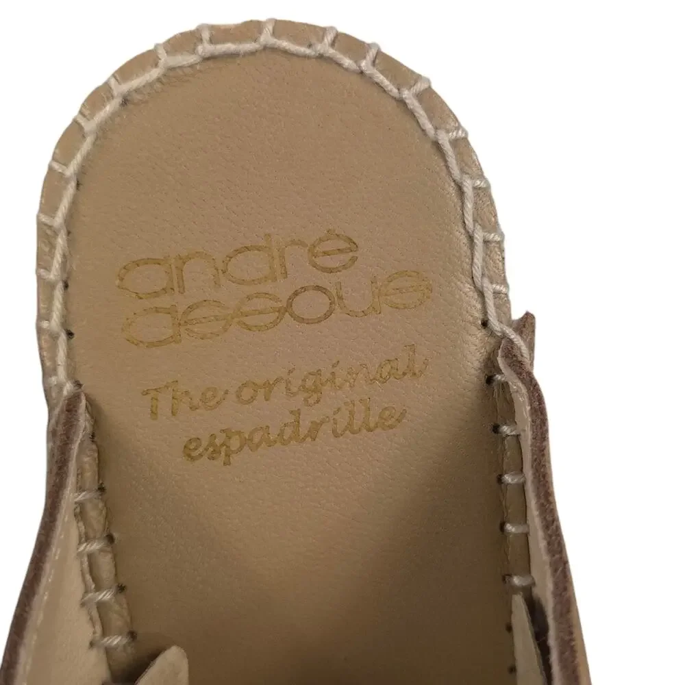 Andre Assous Cici Espadrille Wedge Sandal Dark Beige